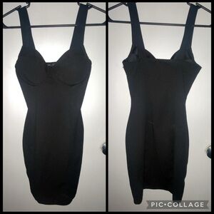 Black Sleeveless Bodycon Dress
